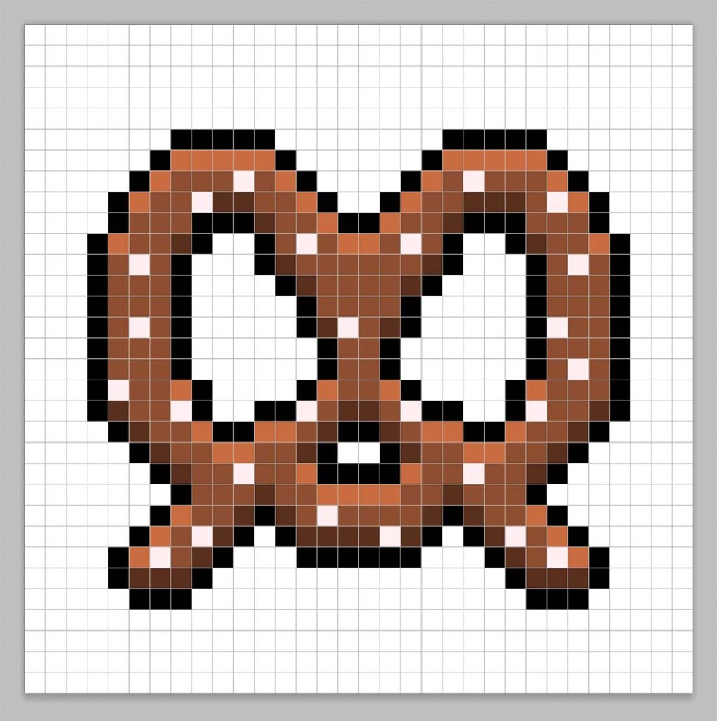 How To Make A Pixel Art Pretzel Mega Voxels