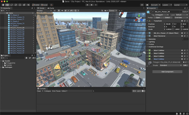 Scene View in Unity