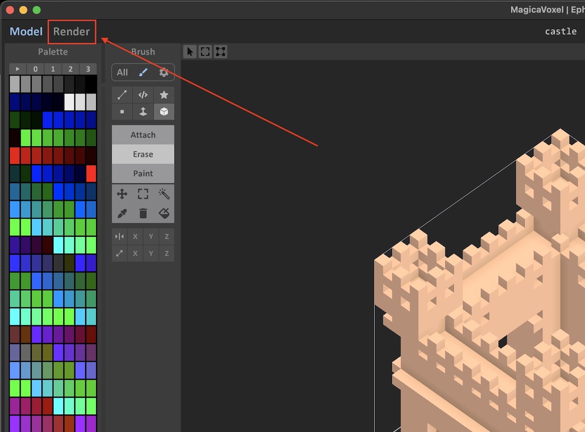 How To Use Shapes In MagicaVoxel - Mega Voxels