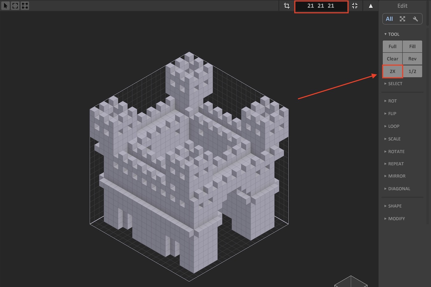 How To Scale In MagicaVoxel - Mega Voxels