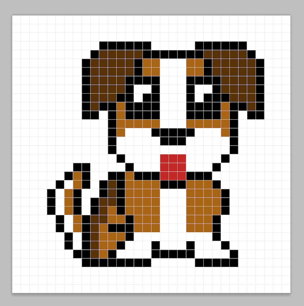 How to Make a Pixel Art Dog - Pixel Art Tutorial