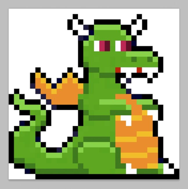 How to Make a Pixel Art Dragon - Mega Voxels