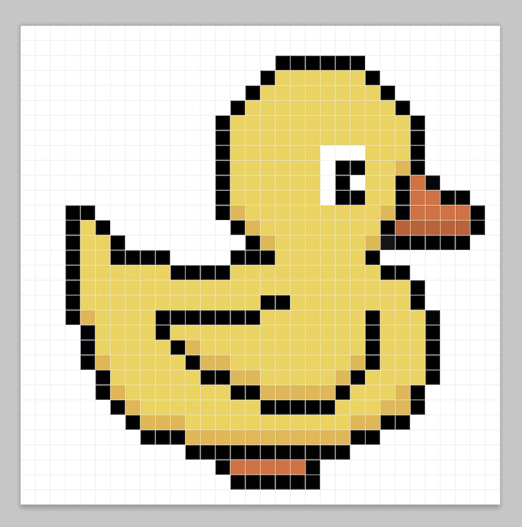 How to Make a Pixel Art Duck - Mega Voxels