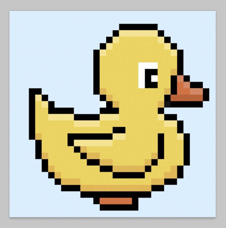 How to Make a Pixel Art Duck - Mega Voxels