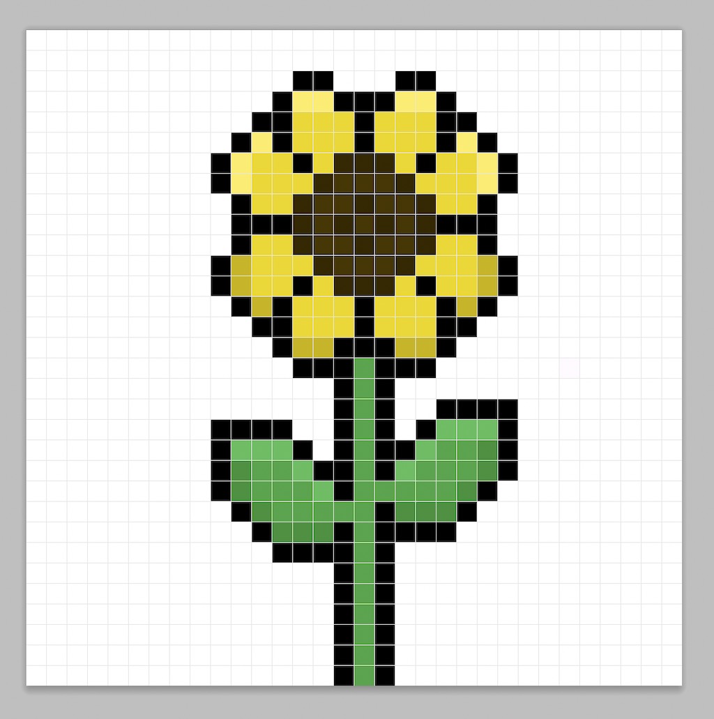 How to Make a Pixel Art Flower Mega Voxels