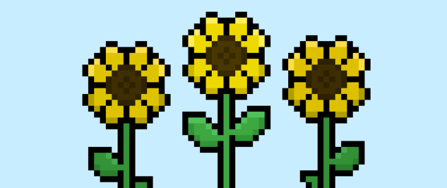 Cómo Dibujar una Flor en Pixel Art - Mega Voxels