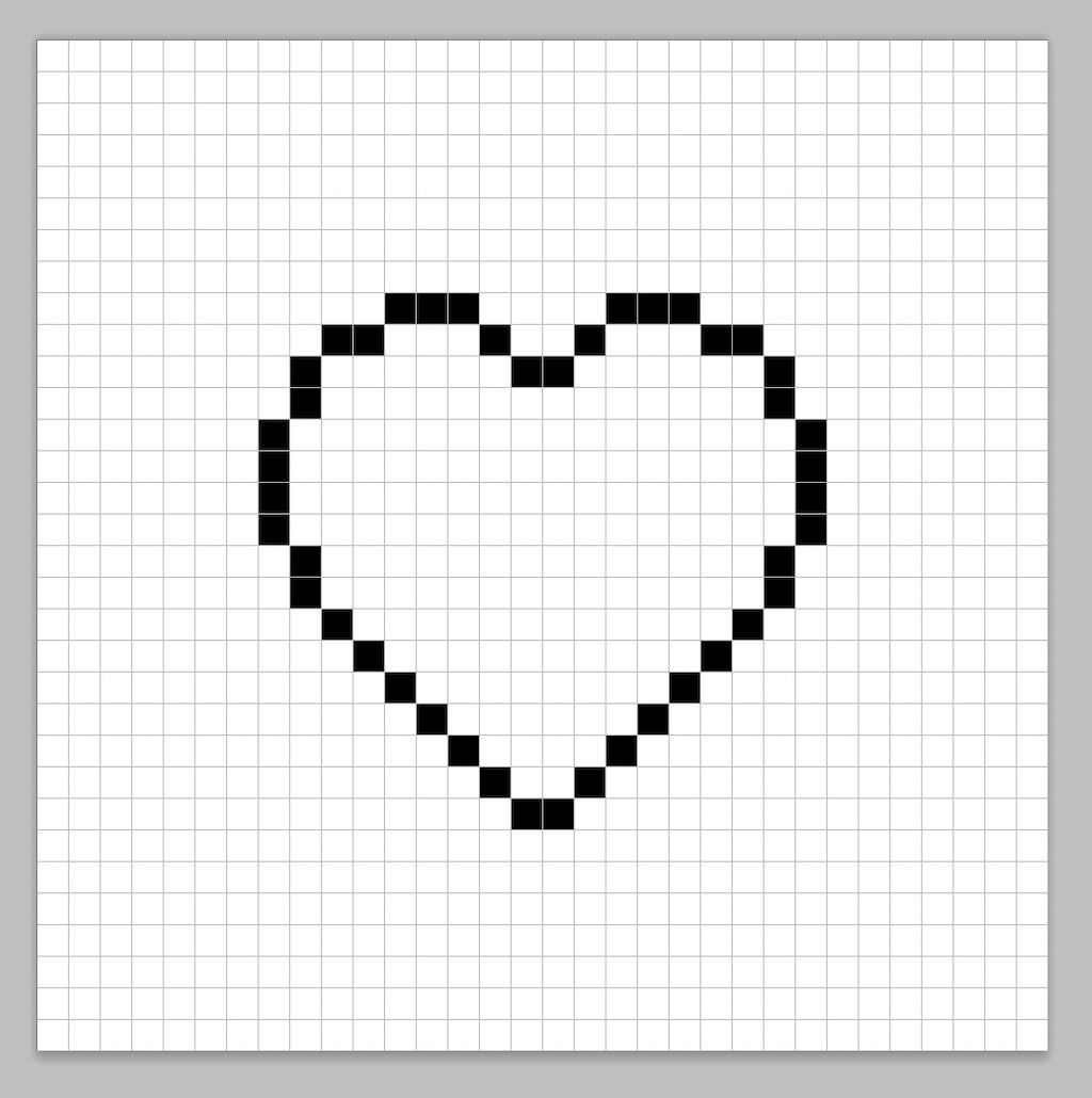 How To Make A Pixel Art Heart Mega Voxels 0666