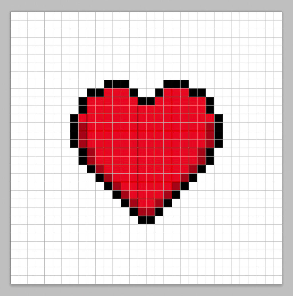 How To Make A Pixel Art Heart Mega Voxels