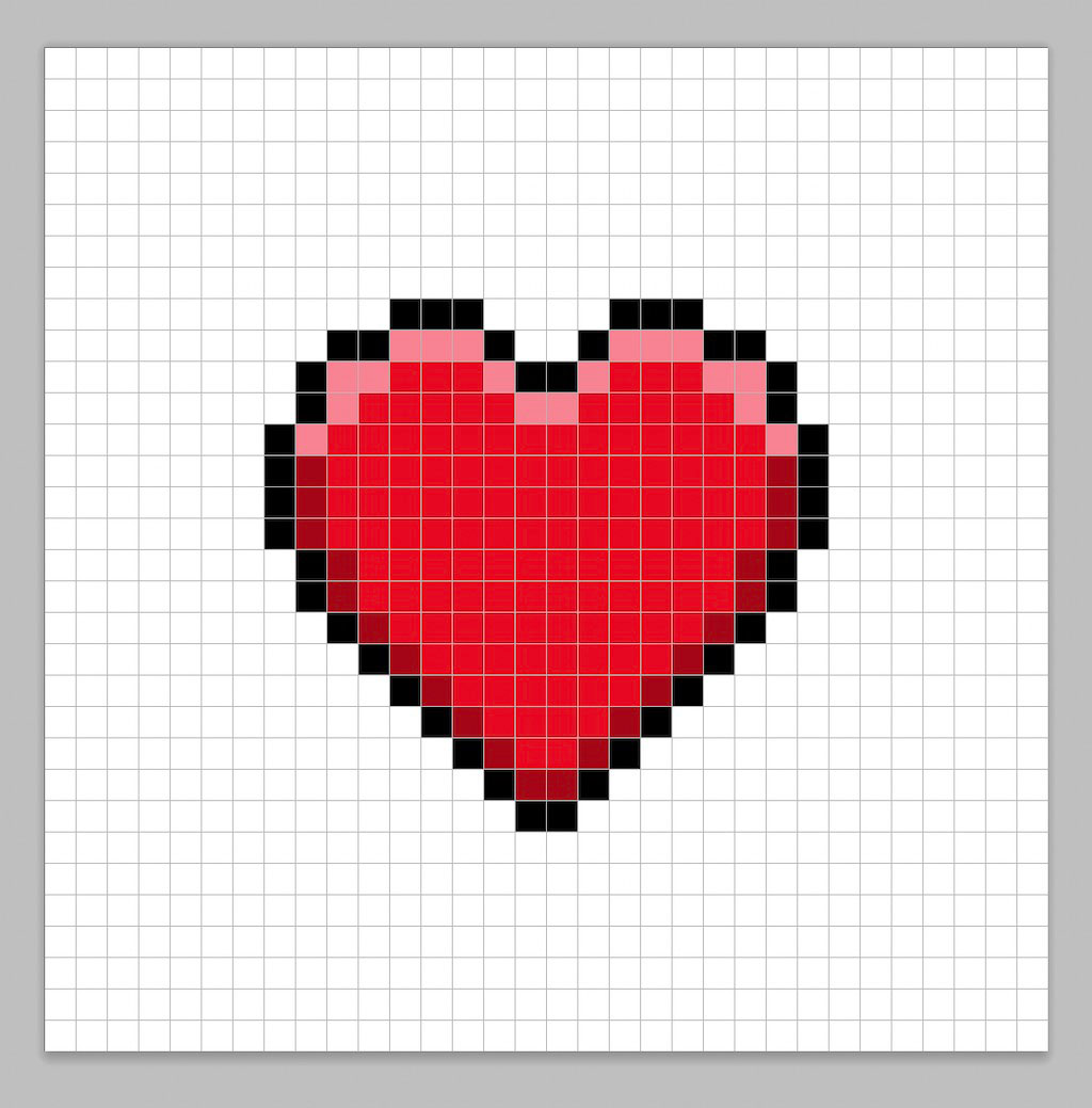 How To Make A Pixel Art Heart Mega Voxels 7631