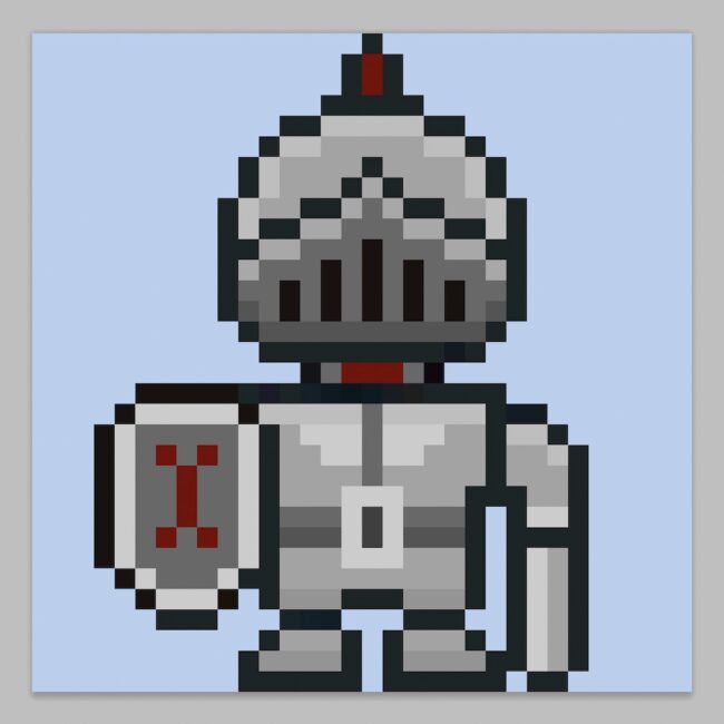 How to Make a Pixel Art Knight - Mega Voxels