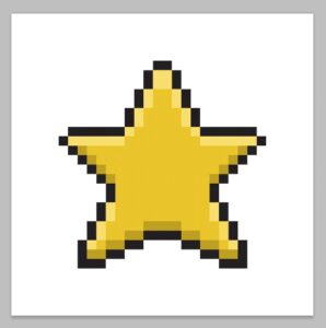 How to Make a Pixel Art Star - Mega Voxels