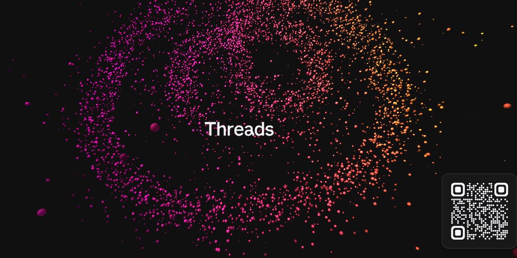 The official website to download the Threads app from Instagram