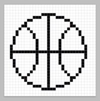 How to Make a Pixel Art Basketball - Pixel Art Tutorial