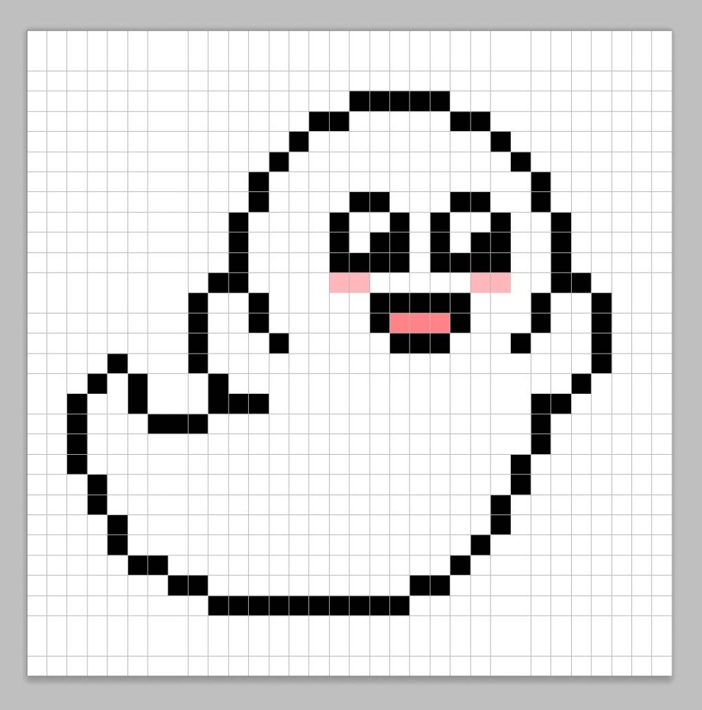 How to Make a Pixel Art Ghost - Mega Voxels