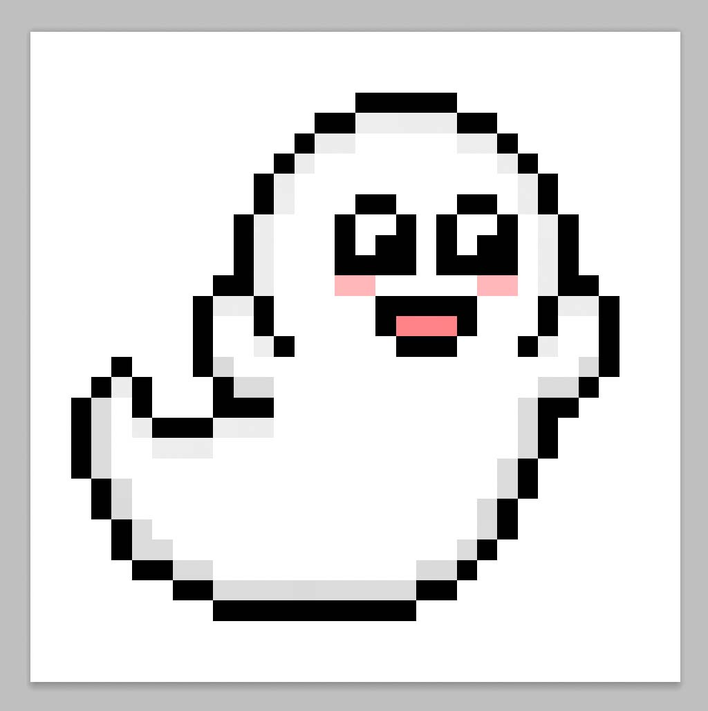 How to Make a Pixel Art Ghost - Mega Voxels