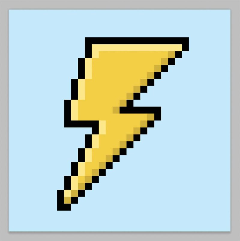 How to Make Pixel Art Lightning - Pixel Art Tutorial