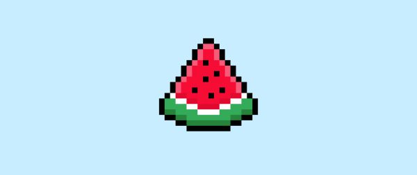 How To Make A Pixel Art Watermelon Mega Voxels