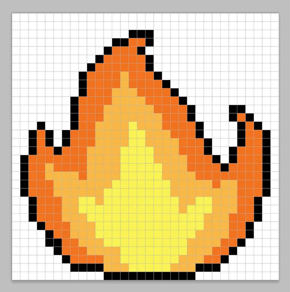 How to Make Pixel Art Fire - Mega Voxels