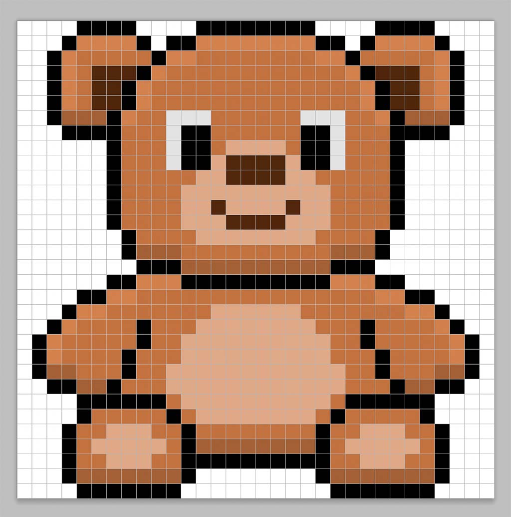 How To Make A Pixel Art Bear Mega Voxels 3678