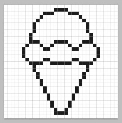 How to Make Pixel Art Ice Cream - Mega Voxels