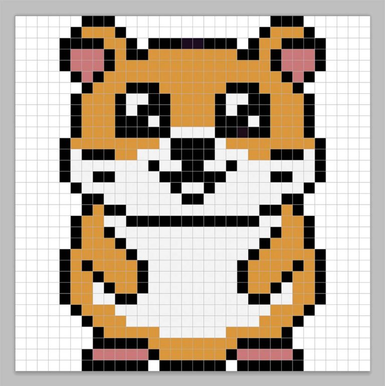 How To Make A Pixel Art Hamster - Mega Voxels