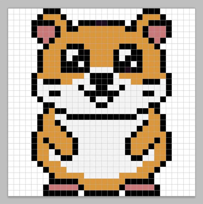 How to Make a Pixel Art Hamster - Mega Voxels