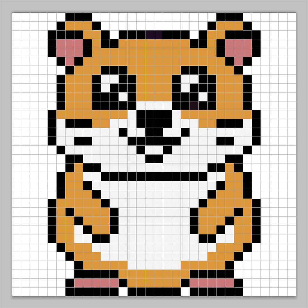 How to Make a Pixel Art Hamster - Mega Voxels