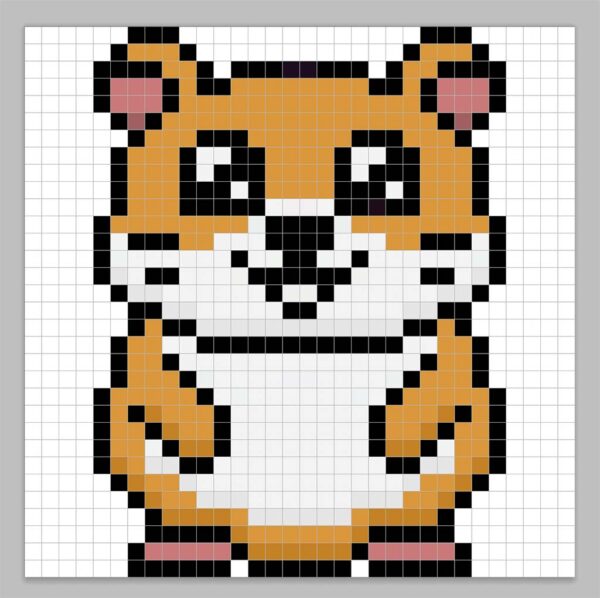 How to Make a Pixel Art Hamster - Mega Voxels