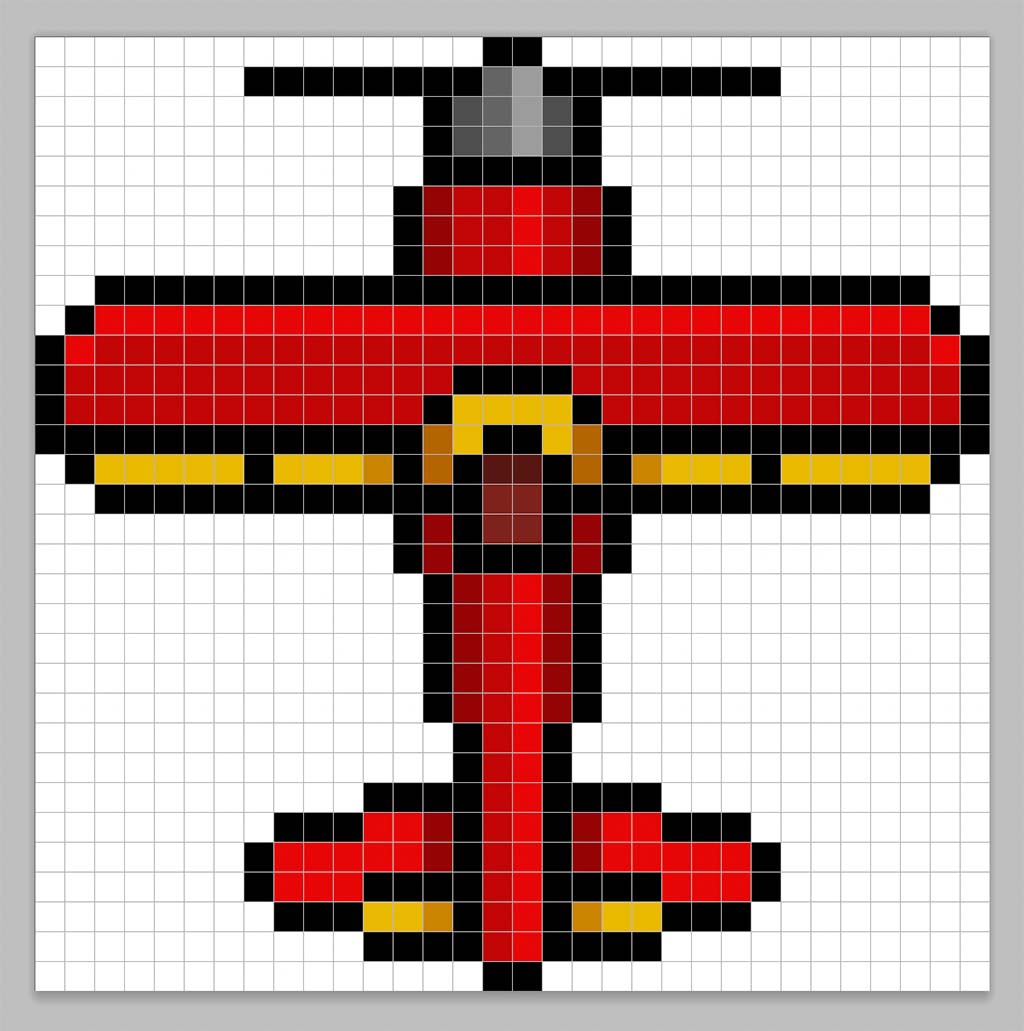 How to Make a Pixel Art Plane - Mega Voxels