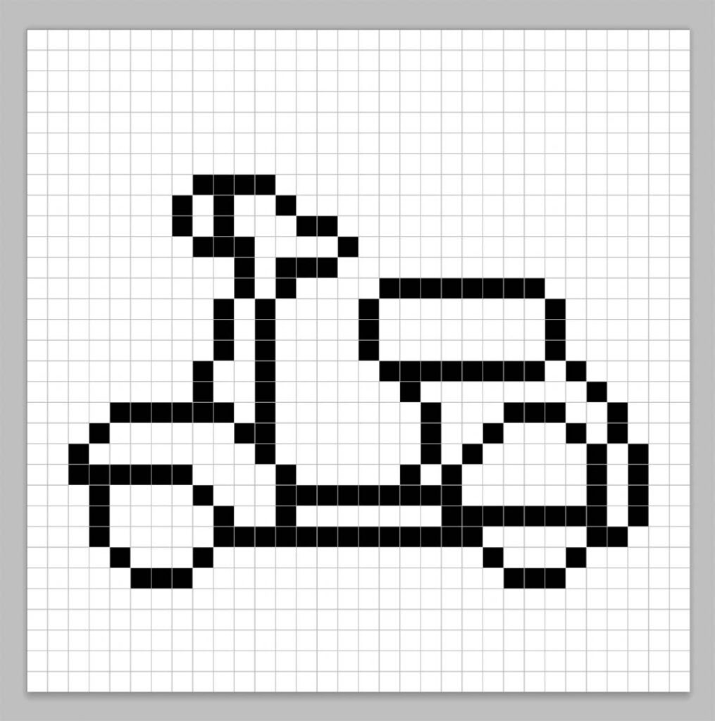 How to Make a Pixel Art Scooter - Mega Voxels