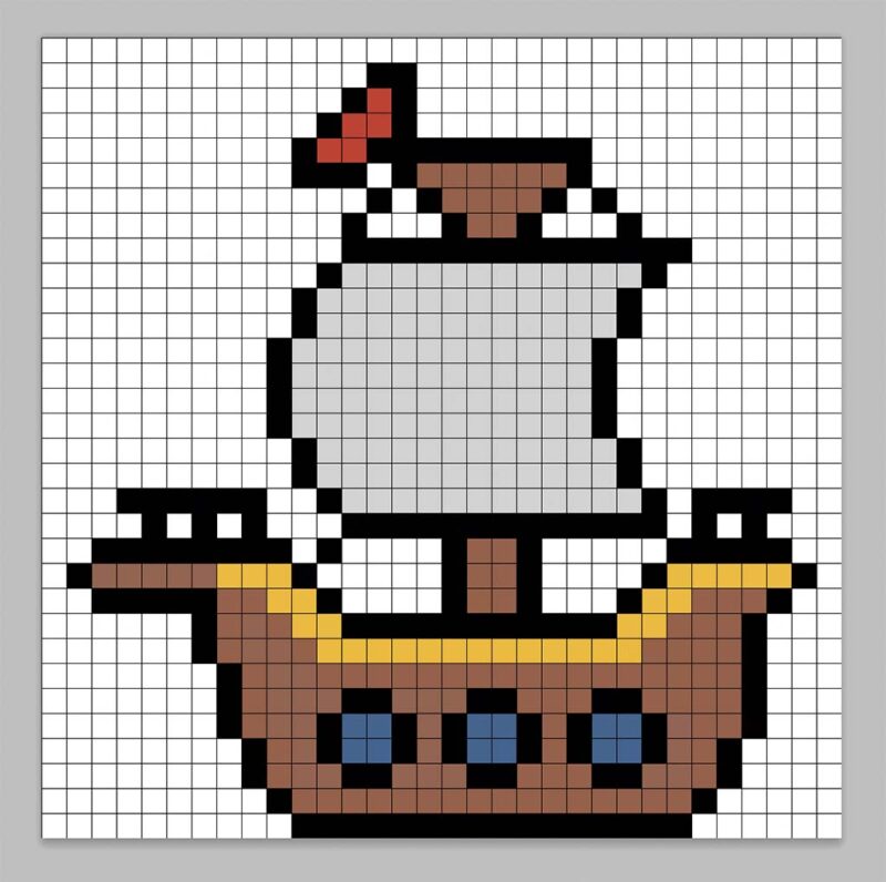 Pixel Art Natale