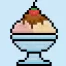 Pixel Art Sundae