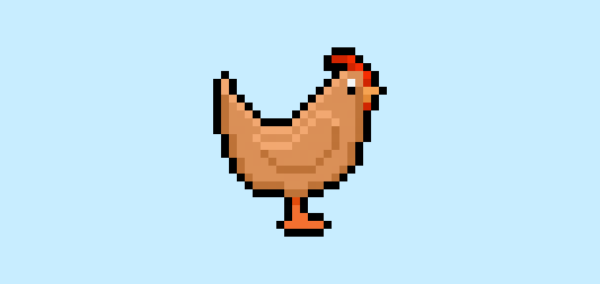 How to Make a Pixel Art Chicken - Mega Voxels