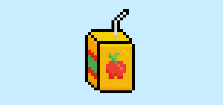 How to Make a Pixel Art Juice Box for Beginners