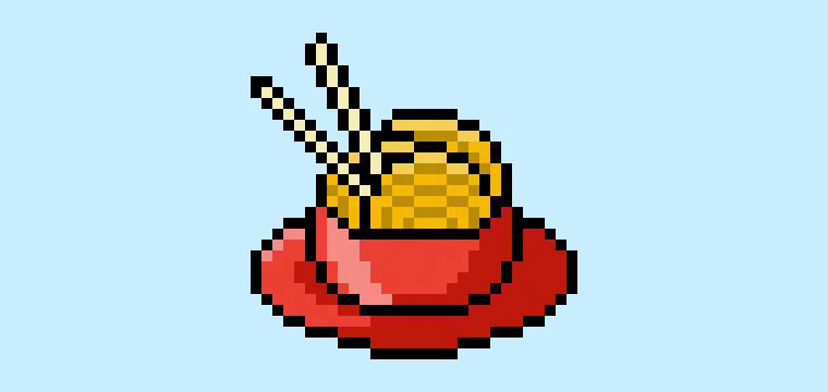 Cómo Dibujar Fideos en Pixel Art para Principiantes