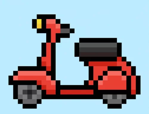 Comment Dessiner un Cyclomoteur en Pixel Art