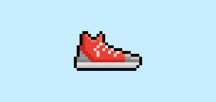 How to Make a Pixel Art Sneaker for Beginners