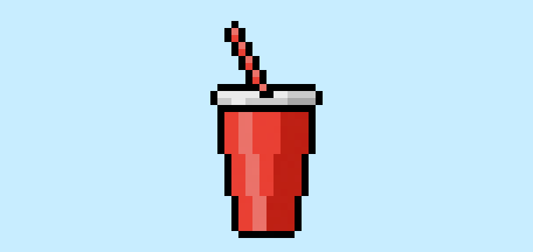 Cómo hacer un refresco en Pixel Art para principiantes