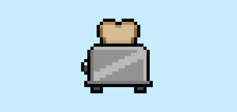 How to Make a Pixel Art Toaster for Beginners