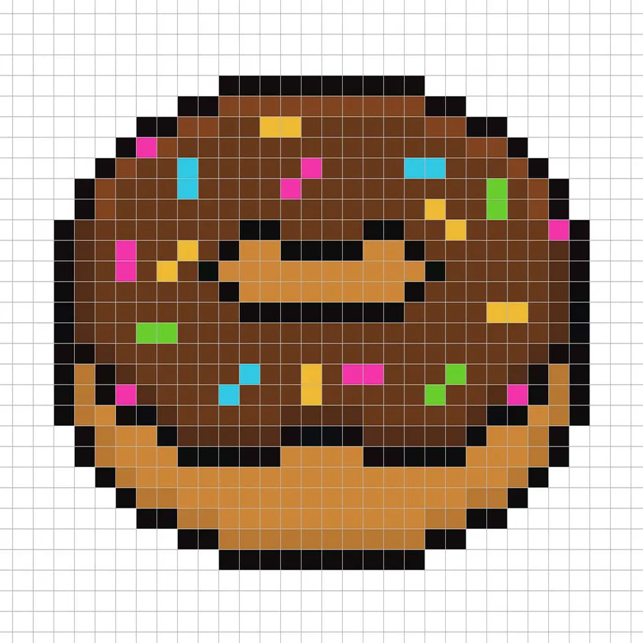 Ajouter des reflets à le Donut en pixel art 8 bits