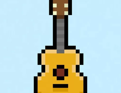 Cómo Dibujar una Guitarra en Pixel Art