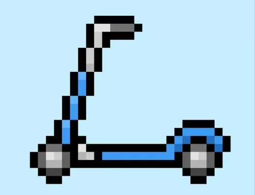 Comment Dessiner une Trottinette en Pixel Art