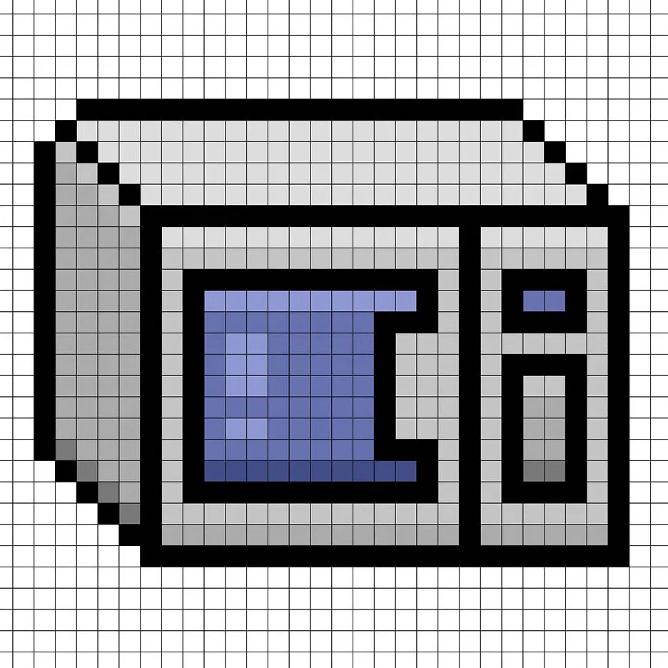 Añadiendo reflejos a el microondas en pixel art de 8 bits