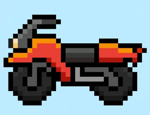 Cómo Dibujar una Motocicleta en Pixel Art