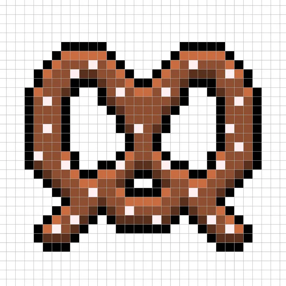 Adding highlights to the 8 bit pixel pretzel