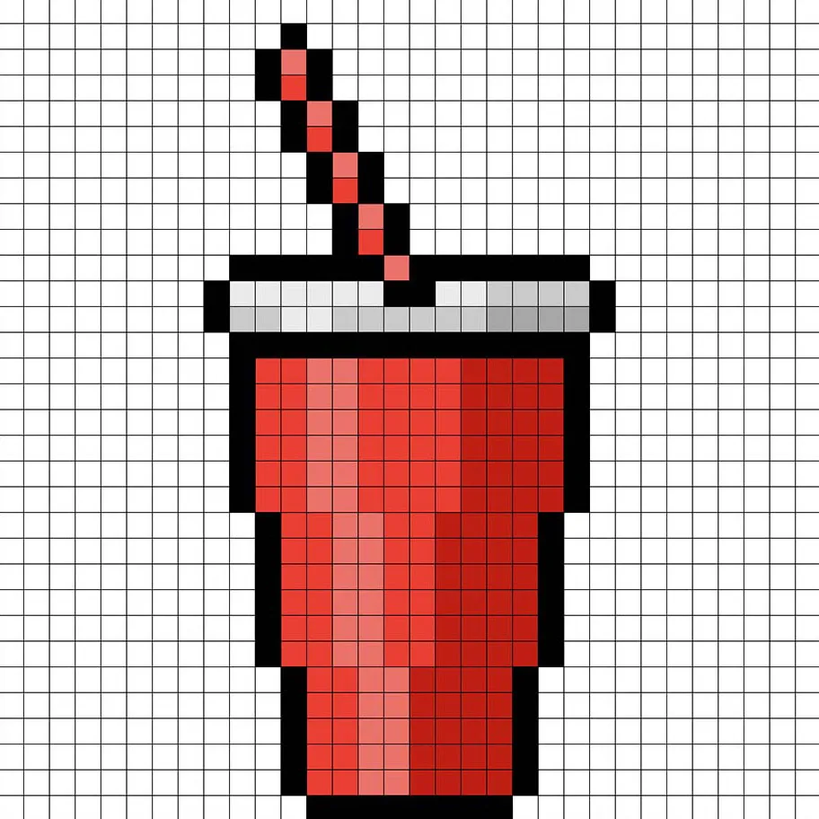 Agregando reflejos al refresco en pixel art de 8 bits