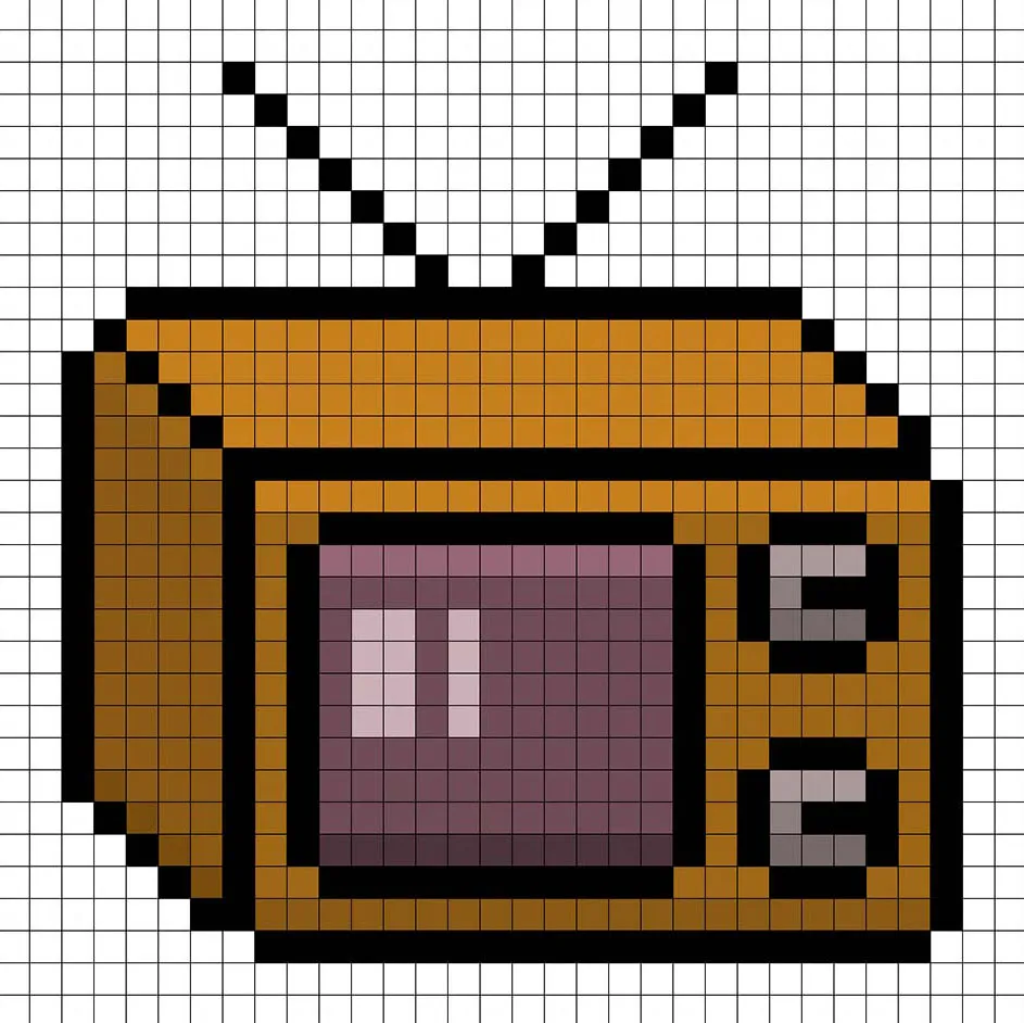 Añadiendo reflejos a la televisión en pixel art de 8 bits