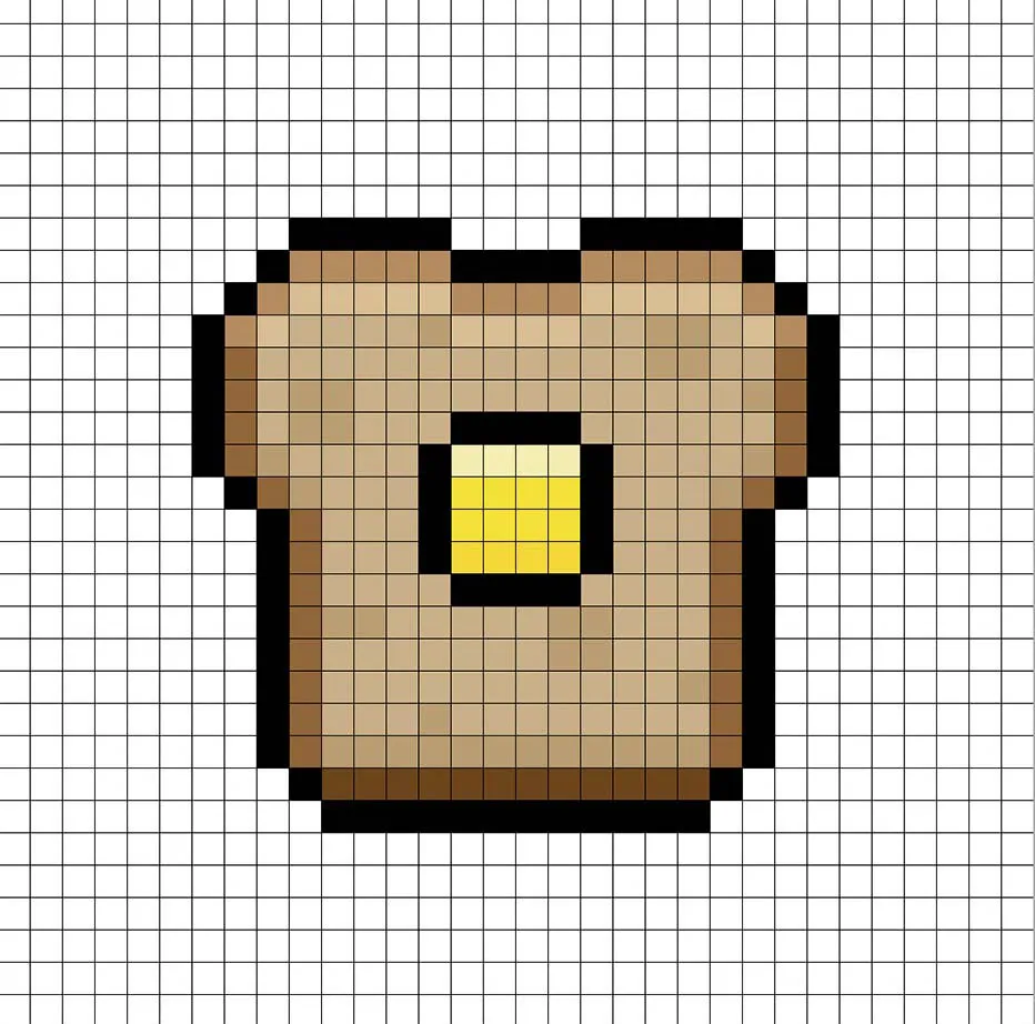 Adding highlights to the 8 bit pixel toast