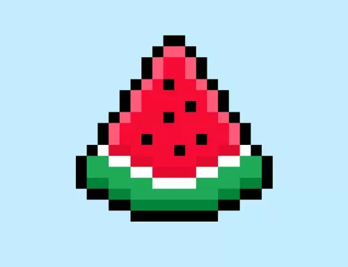 Wie man eine Pixel-Art-Wassermelone zeichnet