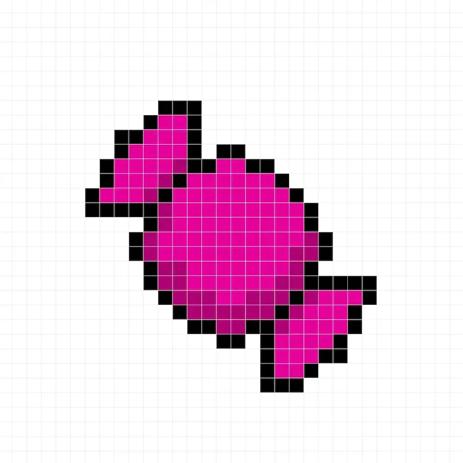 Dulce en pixel art de 32x32 con sombras para dar profundidad al dulce